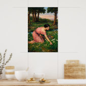 Frühling breitet einen grünen Schoß voller Blumen Poster (Küche)