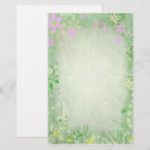 Frühling Briefpapier (Vorne/Hinten)
