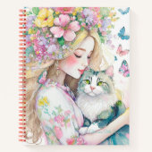 Frühling bujo Spiralblock Notizblock (Vorderseite)