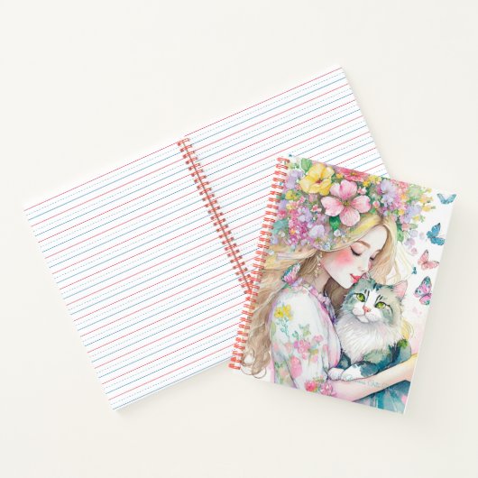 Frühling bujo Spiralblock Notizblock (Innenseite)