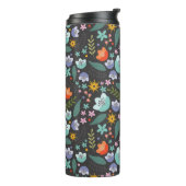 Frühling Bunte Blumen Thermobecher Thermosbecher (Nach links gedreht)