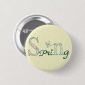 Frühling Button (Vorne & Hinten)