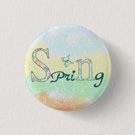 Frühling Button (Vorderseite)