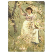 Frühling, c.1880 klemmbrett (Rückseite)