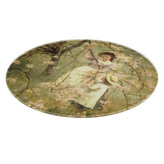 Frühling, c.1880 schneidebrett (Ecke)