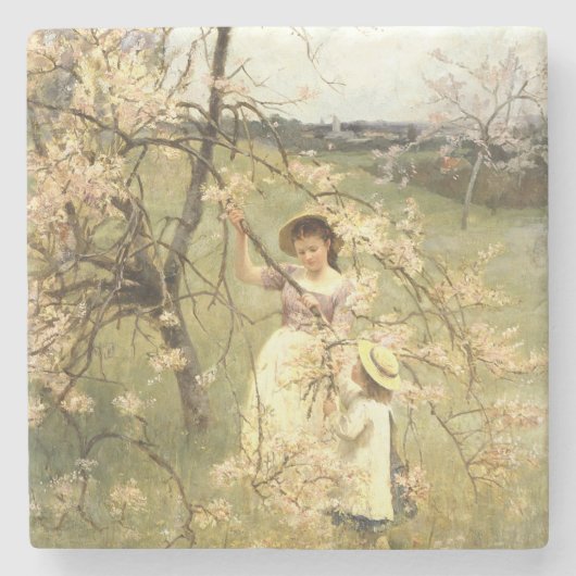 Frühling, c.1880 steinuntersetzer (Vorderseite)