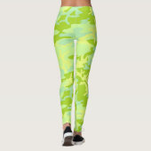 Frühling Camo Muster Leggings (Rückseite)