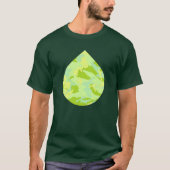 Frühling Camo Muster Träne T-Shirt (Vorderseite)