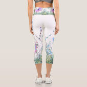 Frühling Capri Leggings schmettern in der Natur (Rückseite)