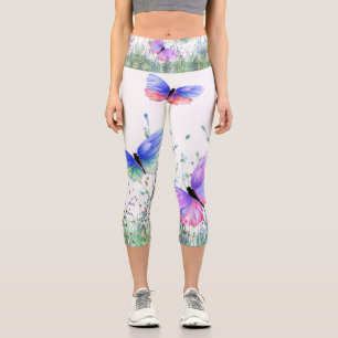 Frühling Capri Leggings schmettern in der Natur