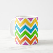 Frühling Chevron Kaffeetasse (Vorderseite Links)