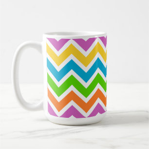 Frühling Chevron Kaffeetasse