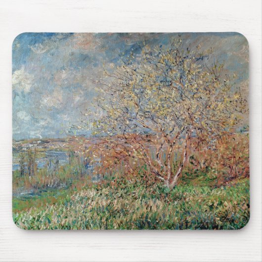 Frühling Claude Monets |, 1880-82 Mousepad (Vorne)