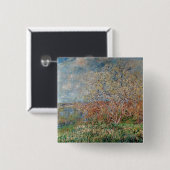 Frühling Claude Monets | Button (Vorne & Hinten)