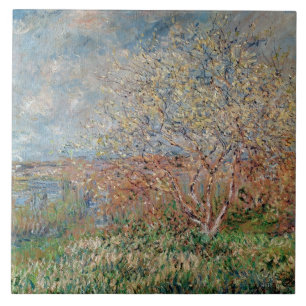 Frühling Claude Monets Fliese