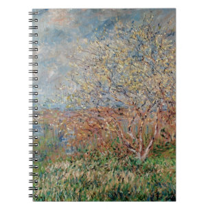 Frühling Claude Monets   Notizblock