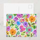 Frühling das ganze Jahr Postkarte (Vorne/Hinten)
