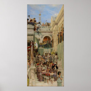 Frühling durch Alma Tadema - Vintage Kunst Poster