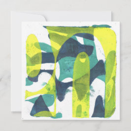 Frühling durch den Blätterdach-Gelprint