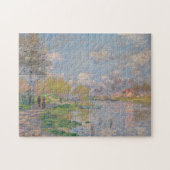 Frühling durch die Seine durch Claude Monet Puzzle (Horizontal)