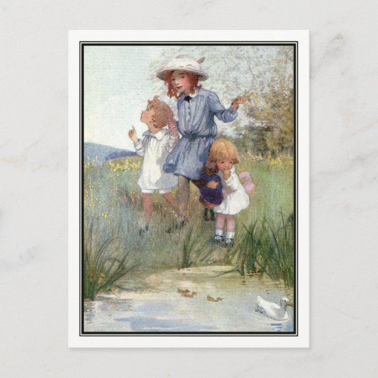 Frühling durch Ehre C. Appleton Postkarte (Vorderseite)