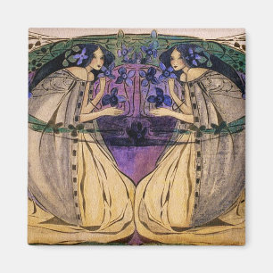 Frühling durch Frances Macdonald Magnet