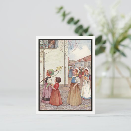 Frühling durch Millicent Sowerby Postkarte (Stehend Vorderseite)