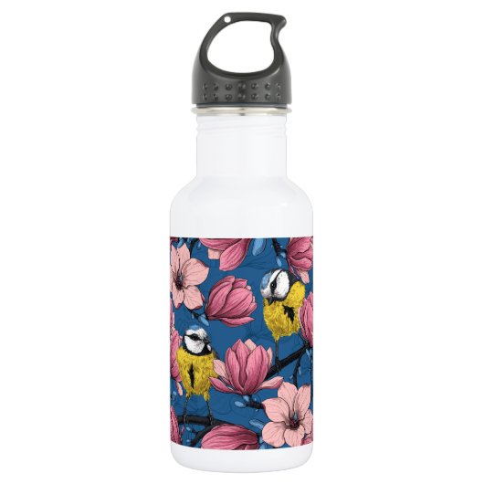 Frühling Edelstahlflasche (Vorderseite)