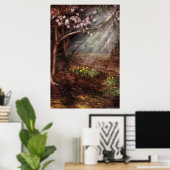 Frühling - Ein Zeichen des Frühlings Poster (Heimbüro)