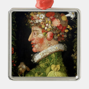 Frühling, eine Reihe, welche die vier Jahreszeite Ornament Aus Metall