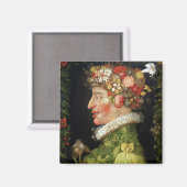 Frühling, eine Serie mit den vier Jahreszeiten Magnet (Vorderseite/Rückseite)