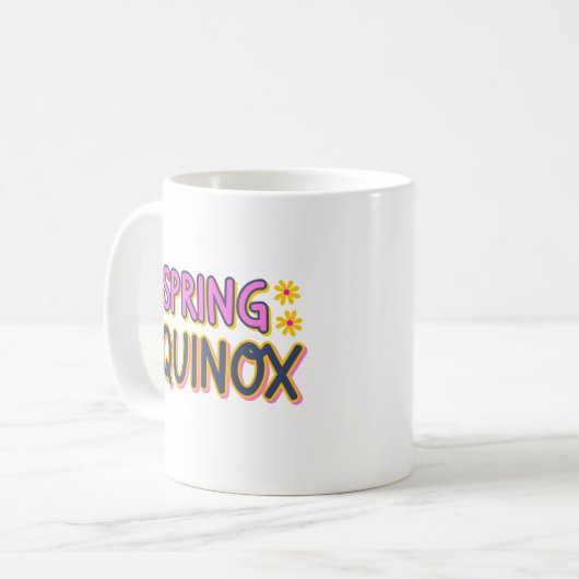Frühling Equinox Kaffeetasse (Vorderseite Links)