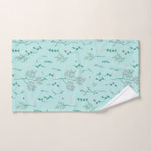 Frühling Florals auf blass blau Badhandtuch Set (Handtuch)