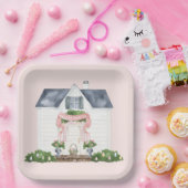 Frühling | Frohe Ostern | Haus Pappteller (Party)