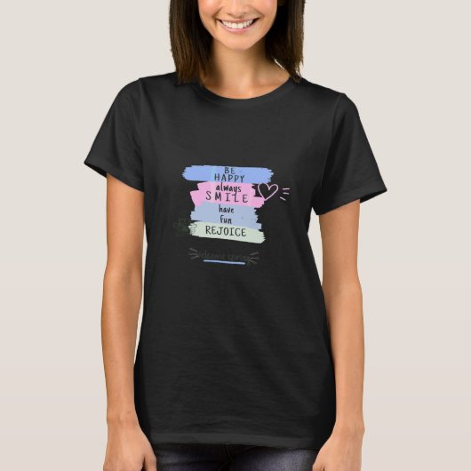Frühling fröhlich T-Shirt (Vorderseite)