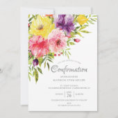 Frühling Garten Blumenbeweis Einladung (Vorderseite)