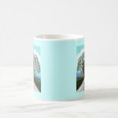 Frühling Gedeckte Brücke Kaffeetasse (Mittel)