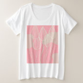 Frühling Große Größe T-Shirt (Design vorne)