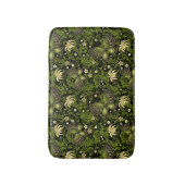 Frühling Grün-Goldmuster Badematte (Vorderseite Vertikal)