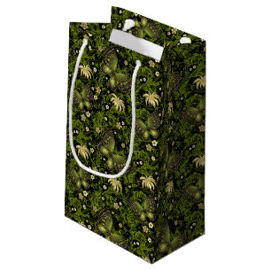Frühling Grün-Goldmuster Kleine Geschenktüte