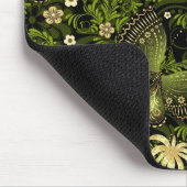 Frühling Grün-Goldmuster Mousepad (Ecke)