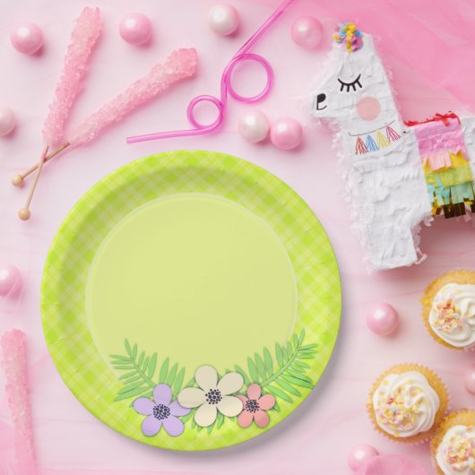 Frühling, grün pappteller (Party)