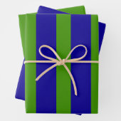 Frühling Grün und Blau Geschenkpapier Set (Beispiel)