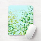 Frühling grünes Blumenmousepad Mousepad (Mit Mouse)