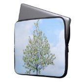 Frühling - Happy Oaster Laptopschutzhülle (Vorderseite Links)
