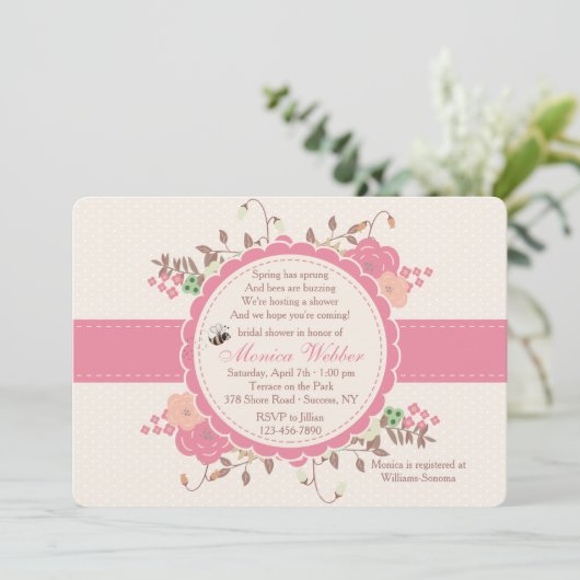 Frühling hat die Einladung (Stehend Vorderseite)