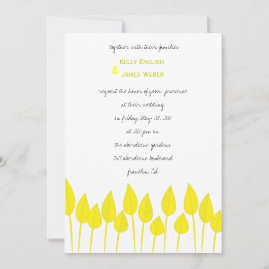 Frühling hat Einladung (Vorderseite)