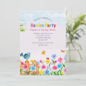 Frühling hat Frühling Einladung (Stehend Vorderseite)