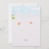 Frühling hat Frühling Einladung (Rückseite)