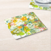 Frühling hat Frühling II Rechteckiger Pappuntersetzer (angewinkelt)